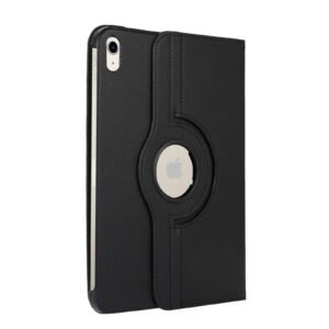 Apple iPad 10th Generation 10.9 inches 2022 360 Degree Rotating Leather Cover - Black