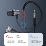 JOYROOM JR-EL115 Metal In-Ear Wired Control Earphone - Grey - Image 3