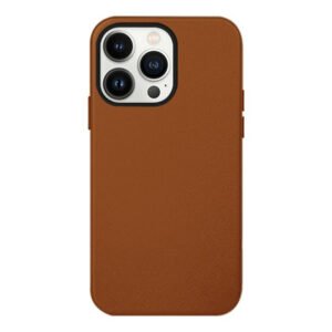 iPhone 15 Pro Max KZDOO Noble Collection Leather Case Original Quality Full Coverage Mobile Phone Back Cover - Brown