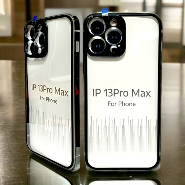 iPhone 13 Pro Max Mycase Full Protection Phone Case – Clear Black
