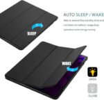 Apple iPad Air 6th Generation 11 inch Smart Case 2024 Ultra Slim Lightweight Stand Hard Shell Protective Flip Cover - Auto Sleep/Wake Black - Image 3