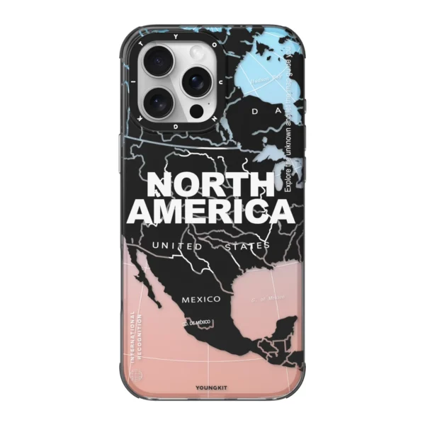 iPhone 16 Pro Max Young kit Color-Changing Globe-Trotter Magsafe Case – Black