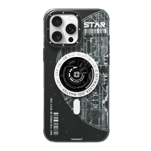 iPhone 16 Pro Max Young kit Interstellar Journey Magsafe Case – Black