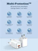 LDNIO A2318C 20W U+C FAST CHARGER - White - Image 5