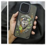 iPhone 16 Pro Max Dazzling Series Wolf 360° Protection Creative Phone Case By Nimmy – Gray