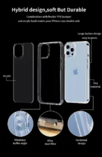 iPhone 16 Pro Tech21 Evoclear Completely Clear & Scratch Resistant Phone Case - Image 4