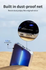 iPhone 16 Pro Tech21 Evoclear Completely Clear & Scratch Resistant Phone Case - Image 3