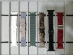 PACK OF 6 Smartwatch Straps 42mm/44mm/45mm/49mm Ultra/Ultra2 Series 2 to 9 Silicone Strap, New Metal Chain, Finewoven Magnetic Strap, Leather Straps (Tray No Included) - Image 2