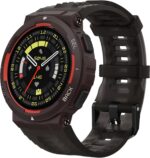 Amazfit Active Edge Smart Watch 46mm, Rugged Sport & Fitness Watch, GPS, AI Health Coach for Outdoor, Workouts & Exercise, 16 Days Battery, 130+ Sports Modes, Android iPhone Compatible, Lava Black