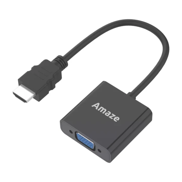 AMAZE A822 HDMI TO VGA ADAPTER – Black