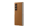 Samsung Galaxy Z Fold6 Kindsuit Leather Case, Brown - Image 4