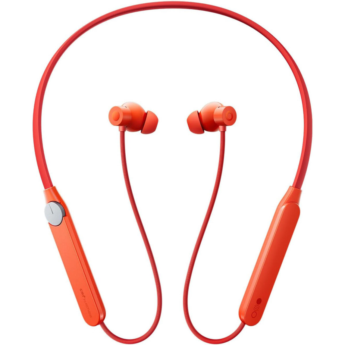 NOTHING CMF Neckband Pro Bluetooth Headphones, 50dB Hybrid Active Noise Cancelling Earbuds with 5 HD Mics,IP55 BT5.3 37Hours Long Play time Dual Device Connection Neckband Headphones- Orange - Image 1