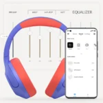 Haylou S35 ANC Over-ear Noise Canceling Headphones (Trendy Design with Incredible Sound) Violet - Image 5