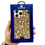 iPhone 16 Pro Max Swarovski Stones Design Desert Titanium