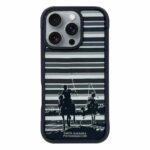 iPhone 16 Pro Max Elijah Series Leather Case Black