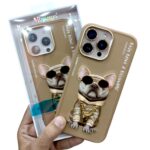 iPhone 16 Pro Max Nimmy Little Rich Tycoon Bulldog Busy Being A Billionaire Glasses Series Desert Titanium