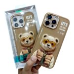 iPhone 16 Pro Max Nimmy Zipper Winter Jacket Case 3D Embroidery Desert Titanium