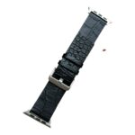 42/44/45/46mm/Ultra/Ultra 2 Apple Watch Premium Leather Strap Black Design 7