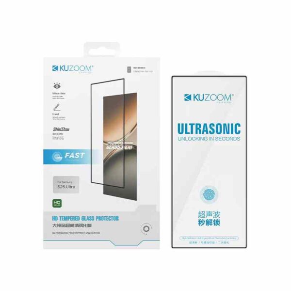 Samsung Galaxy S25 Ultra KUZOOM 9D HD Tempered Glass Ultra Clear