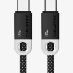 CABLETIME 100W USB C to USB C Fast Charger Cable Braided 1M for iPhone 16/16 Plus/16 Pro/16 Pro Max/15