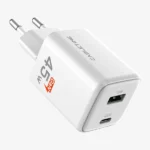 CABLETIME 45W USB C Charger Dual GaN USB C and USB A Wall Charger