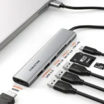 CABLETIME Ultra Slim Aluminum Multiport 7 IN 1 USB-C Hub for Macbook Pro