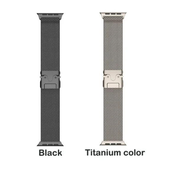 42/44/45/46/49MM Ultra/Ultra 2 Milanese Loop With Parachute-Style Buckle For iWatch