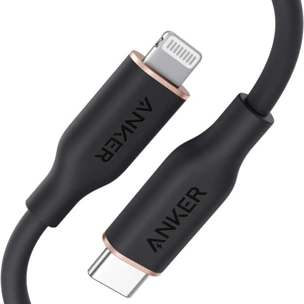 Anker 641 PowerLine lll Flow USB-C with Lightning Silicon 1M Cable A8662
