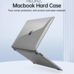 HENKS MacBook Air 15 inch M2 / M3 Crystal Shell Anti-Scratch Dual Layer Coated Shell For MacBook - Clear
