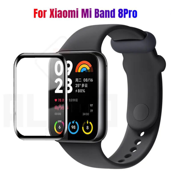 Mi Band 7 Pro / 8 Pro 3D Soft Screen Protector for Xiaomi– Pack of 2