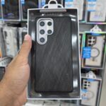 Samsung S25 Ultra Jcase Textured Grip Case Black / Natural Finish | Slim & Stylish Protection