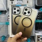 iPhone 15 Pro Max Henks MagSafe Compatible Double Shade Case – Black Gradient Finish