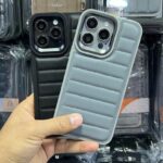 iPhone 15 Pro Max Kajsa Premium Leather Case – Black / Natural Titanium
