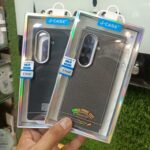 Samsung Galaxy Fold 7 Jcase Premium Nylon Texture with Leather Grip (Grey/Black)