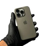iPhone Natural Titanium Liquid Silicone Case – Soft Touch & Stylish