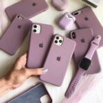 iPhone Lavender Liquid Silicone Case – Soft Touch & Stylish