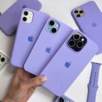 iPhone Lilac Liquid Silicone Case – Soft Touch & Stylish