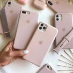 iPhone Sand Pink Liquid Silicone Case – Soft Touch & Stylish