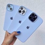 iPhone Sierra Blue Liquid Silicone Case – Soft Touch & Stylish