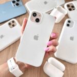 iPhone White Liquid Silicone Case – Soft Touch & Stylish