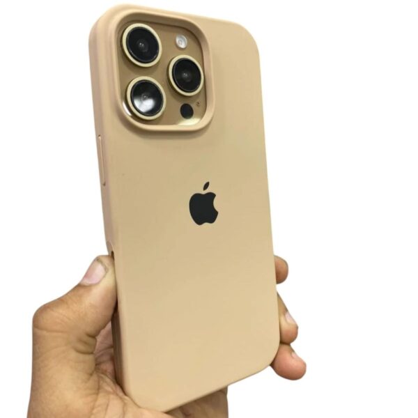 iPhone Desert Titanium Liquid Silicone Case – Soft Touch & Stylish
