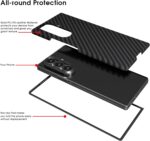 Samsung Galaxy Z Fold 7 X-level Case, Slim Fit Carbon Fiber Matte Cover, Non-Slip Touch Feeling, Anti-Scratch Shockproof Protective Phone Case, Black - Image 3