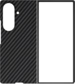 Samsung Galaxy Z Fold 7 X-level Case, Slim Fit Carbon Fiber Matte Cover, Non-Slip Touch Feeling, Anti-Scratch Shockproof Protective Phone Case, Black - Image 5