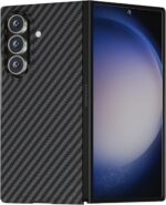 Samsung Galaxy Z Fold 7 X-level Case, Slim Fit Carbon Fiber Matte Cover, Non-Slip Touch Feeling, Anti-Scratch Shockproof Protective Phone Case, Black - Image 2