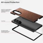Samsung Galaxy Z Fold 7 X-level, Thin Slim Premium PU Leather | Bumper | Shockproof Protection | Folding Phone Case | Brown - Image 6