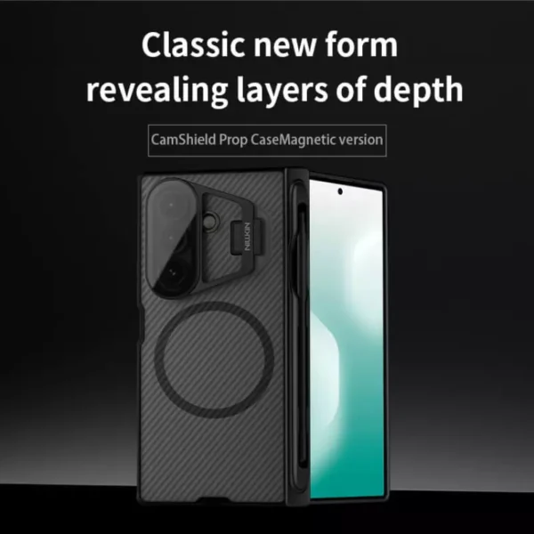 Samsung Galaxy Z Fold 7 Nillkin Camshield Prop Magnetic Transparent Lens Guard Edition S-PEN Clear version Camera protective cover case