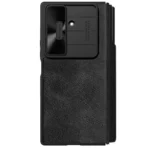Samsung Galaxy Z Fold 7 Nillkin Qin Pro Leather case (S-PEN version) Black - Image 3