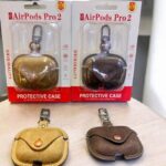 AirPods Pro 2 2022 Leather Case Pocket Style – Brown & Camel Brown