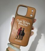 iPhone 17 Pro Max Santa Barbara Polo Leather Magsafe Case Questa Series Brown