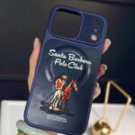 iPhone 17 Pro Max Santa Barbara Polo Leather Magsafe Case Questa Series Blue